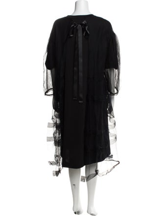 Simone Rocha Crew Neck Knee-Length Dress