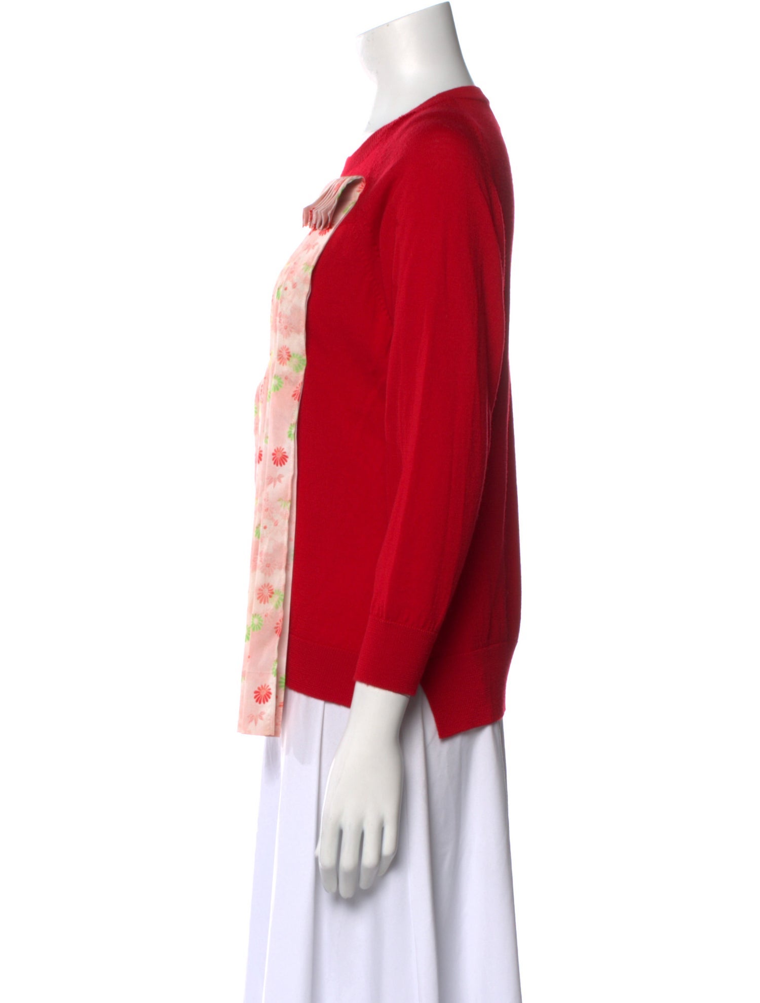 Simone Rocha Virgin Wool Printed Sweater