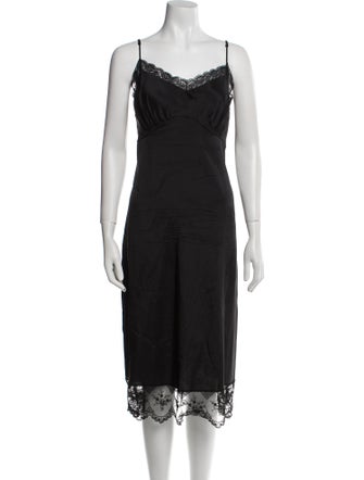 Simone Rocha V-Neck Midi Length Dress