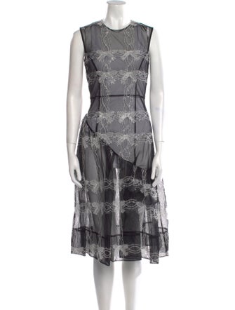 Simone Rocha Printed Midi Length Dress