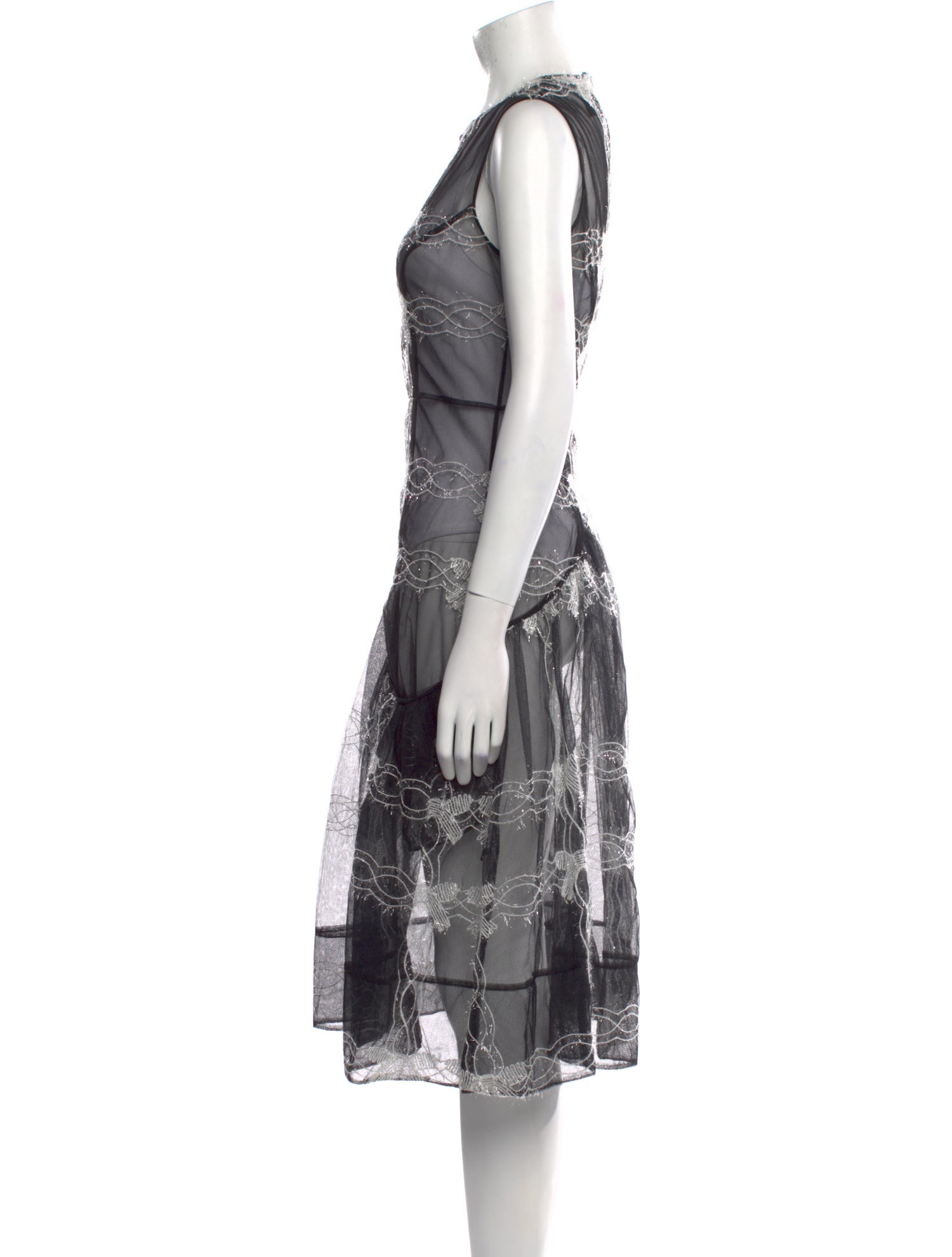 Simone Rocha Printed Midi Length Dress