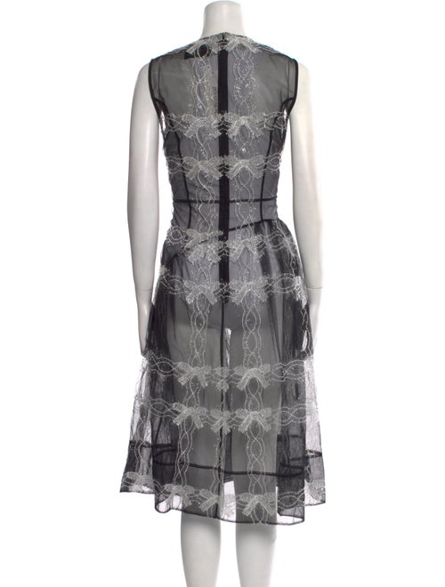 Simone Rocha Printed Midi Length Dress