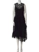 Simone Rocha Lace Pattern Midi Length Dress