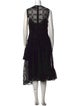 Simone Rocha Lace Pattern Midi Length Dress