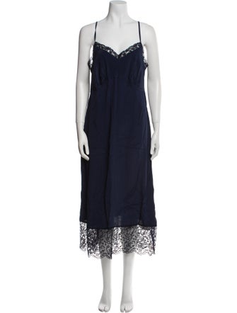 Simone Rocha V-Neck Long Dress