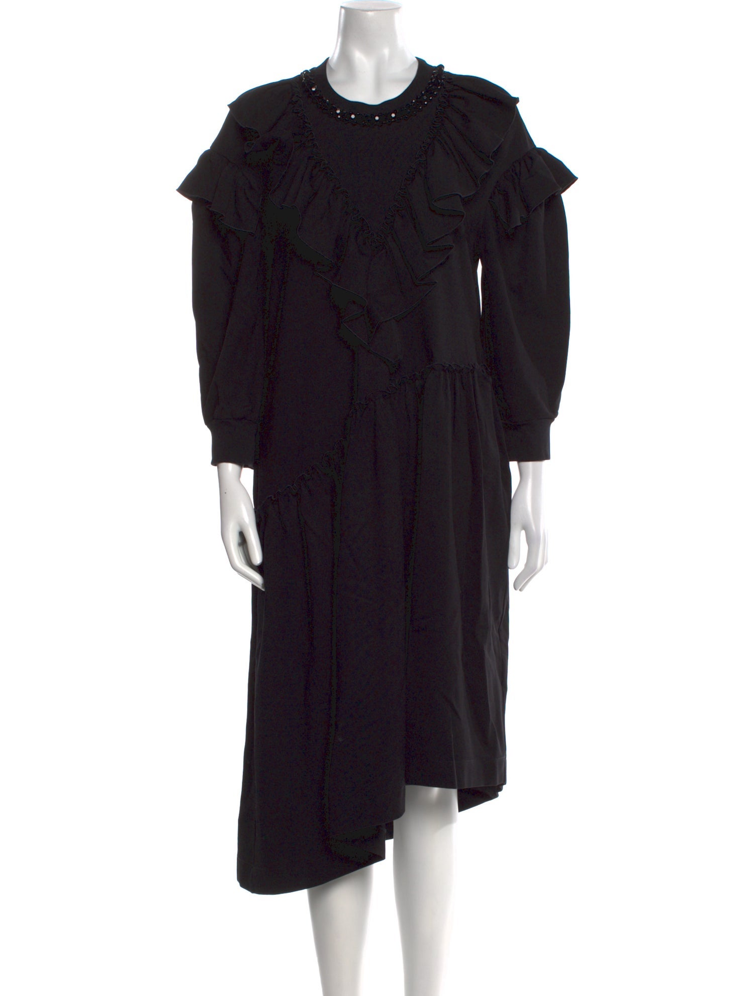 Simone Rocha Crew Neck Midi Length Dress