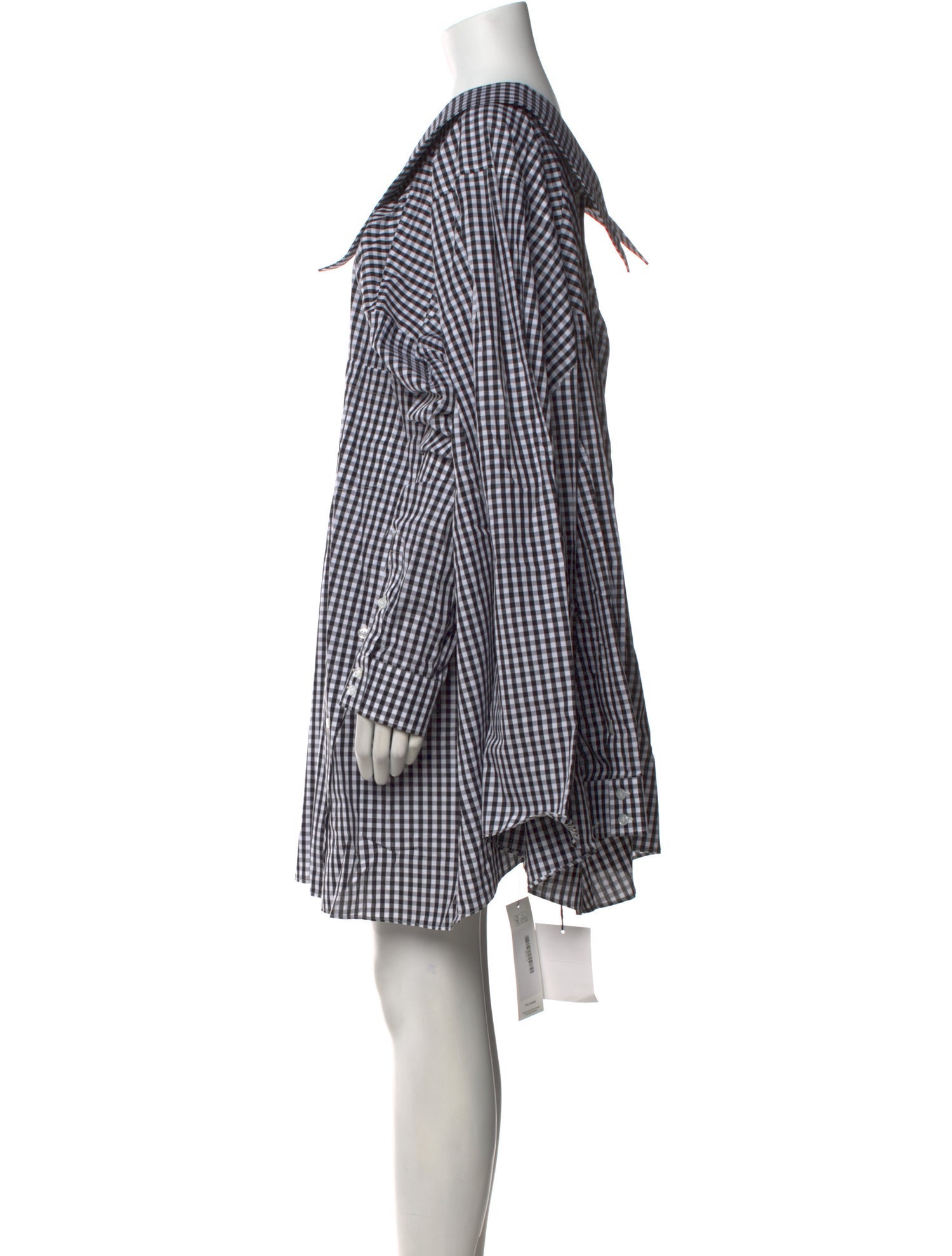 Simone Rocha Plaid Print Knee-Length Dress w/ Tags