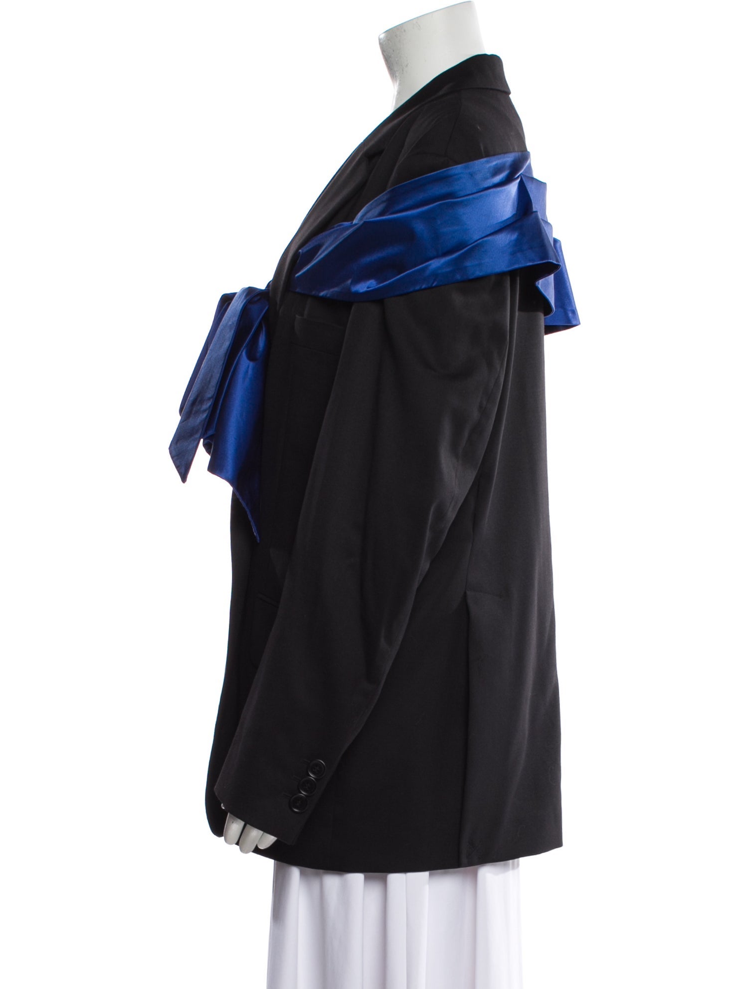 Simone Rocha Wool Colorblock Pattern Jacket