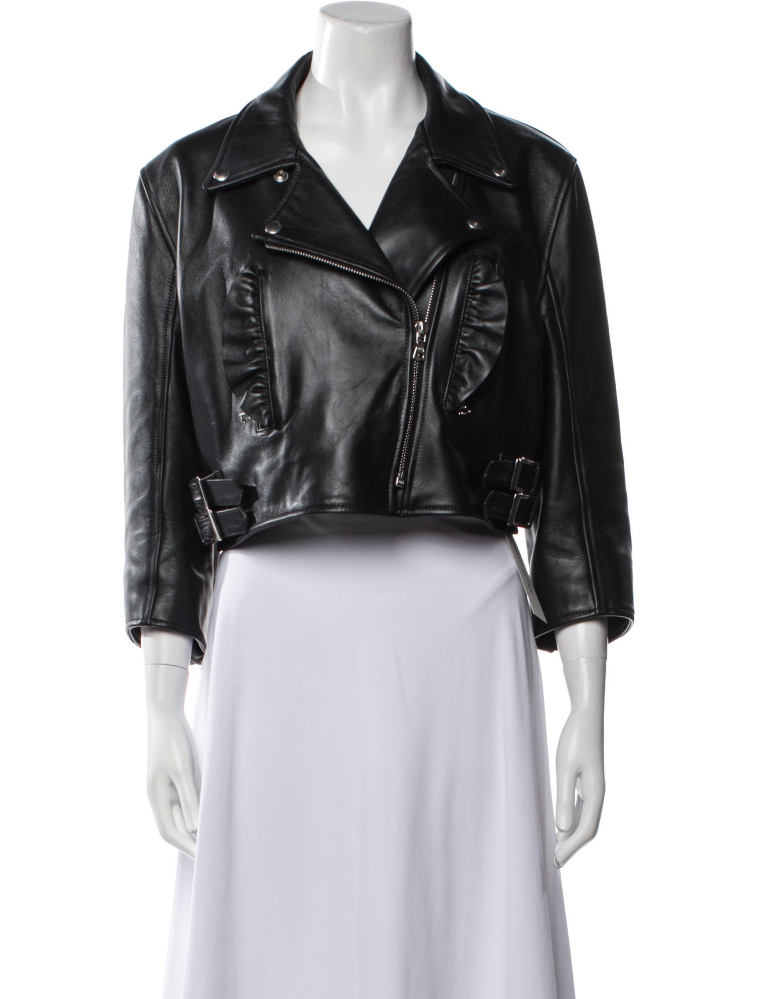 Simone Rocha Leather Biker Jacket