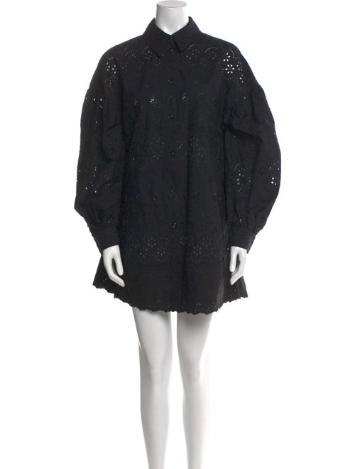 Simone Rocha Eyelet Mini Dress