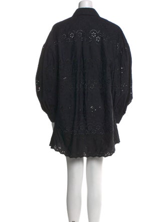 Simone Rocha Eyelet Mini Dress