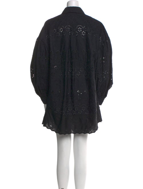 Simone Rocha Eyelet Mini Dress