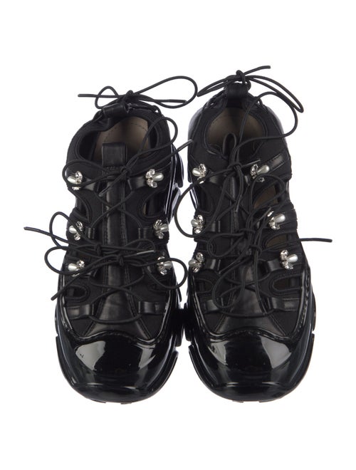 Simone Rocha Satin Bow Accents Chunky Sneakers