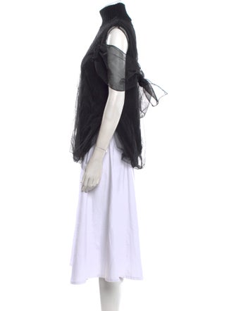 Simone Rocha Wool Mock Neck Sweater