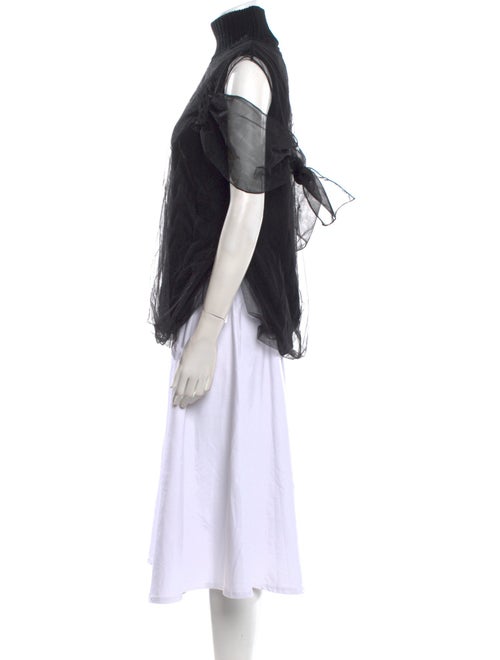 Simone Rocha Wool Mock Neck Sweater