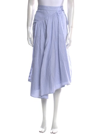 Simone Rocha Striped Midi Length Skirt