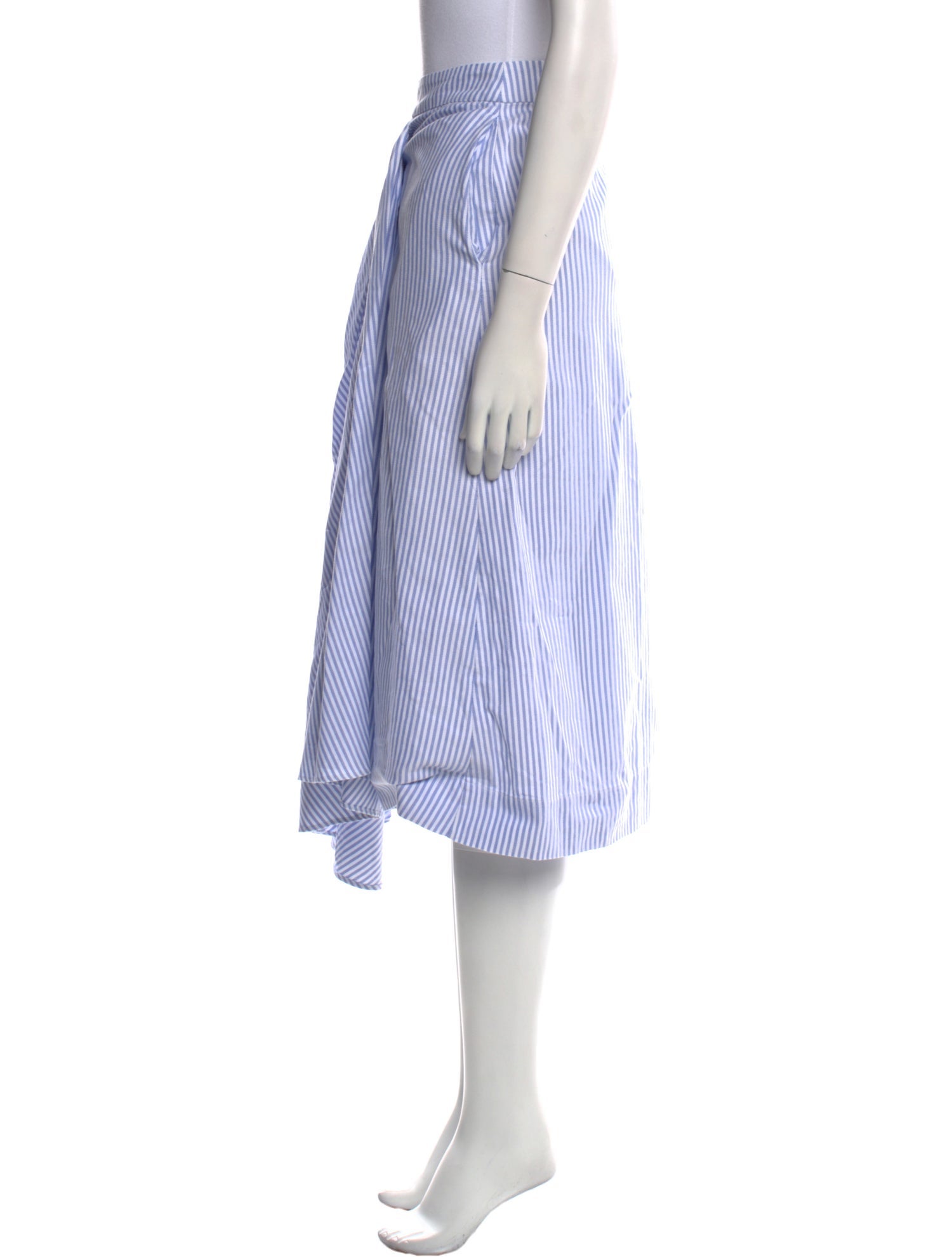 Simone Rocha Striped Midi Length Skirt