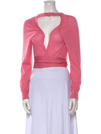 Simone Rocha Merino Wool V-Neck Sweater