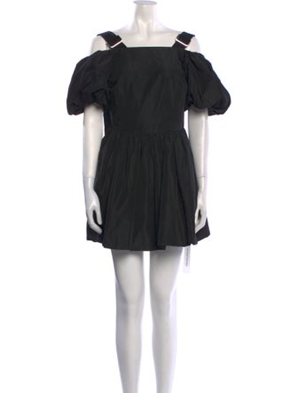 Simone Rocha Square Neckline Mini Dress