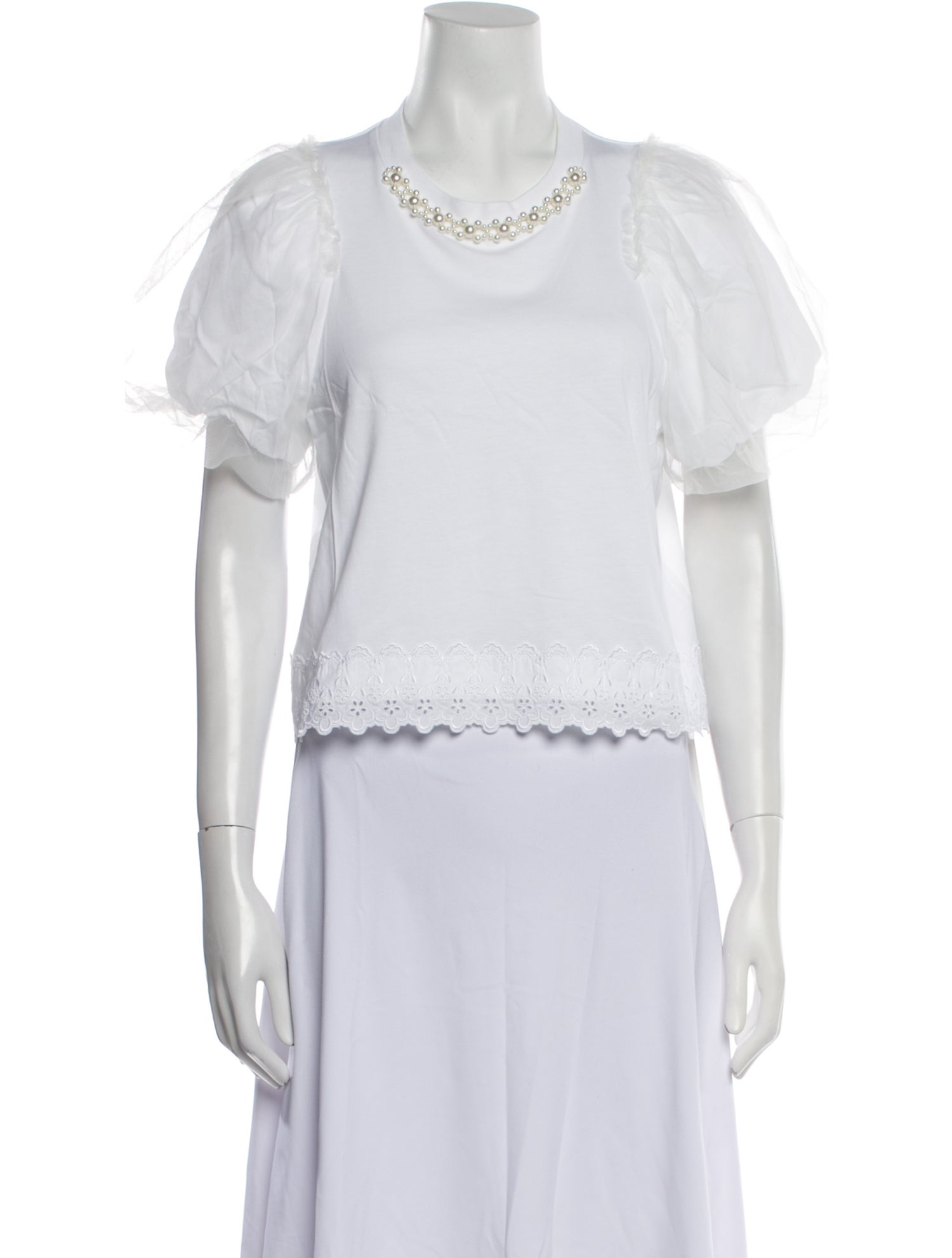 Simone Rocha Crew Neck Short Sleeve T-Shirt