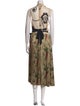 Simone Rocha Floral Print Midi Length Dress