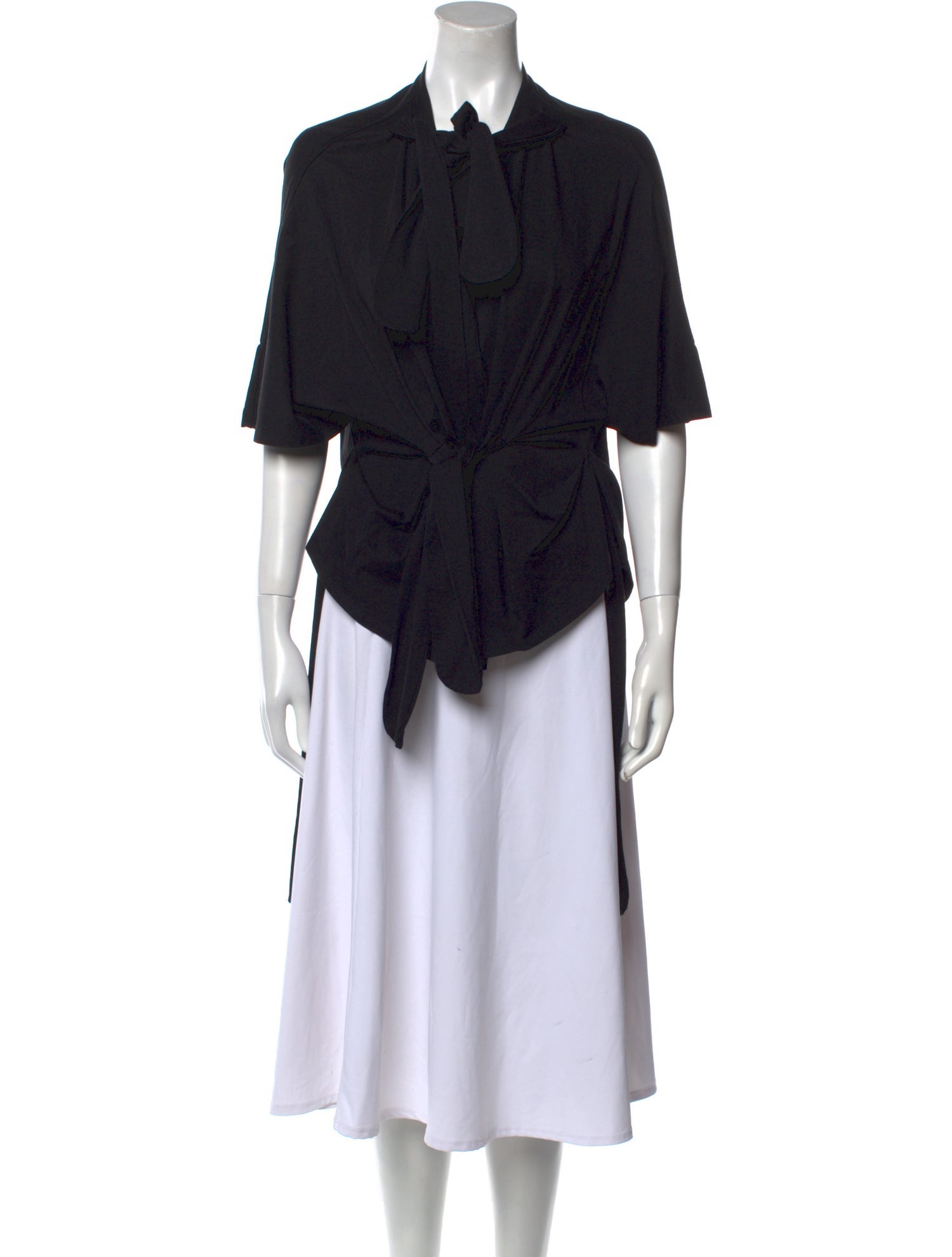 Simone Rocha V-Neck Short Sleeve Blouse