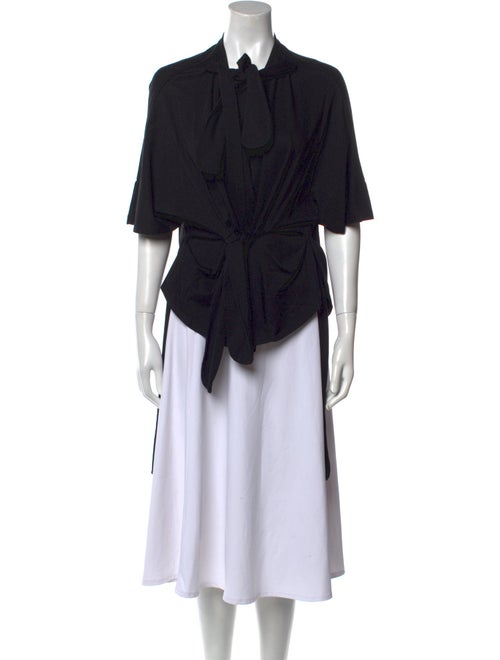 Simone Rocha V-Neck Short Sleeve Blouse