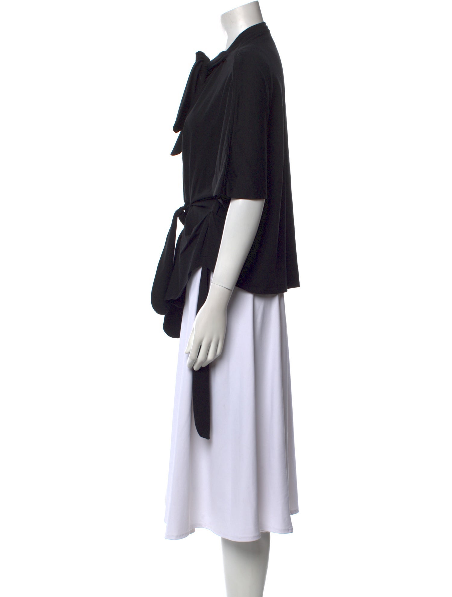 Simone Rocha V-Neck Short Sleeve Blouse