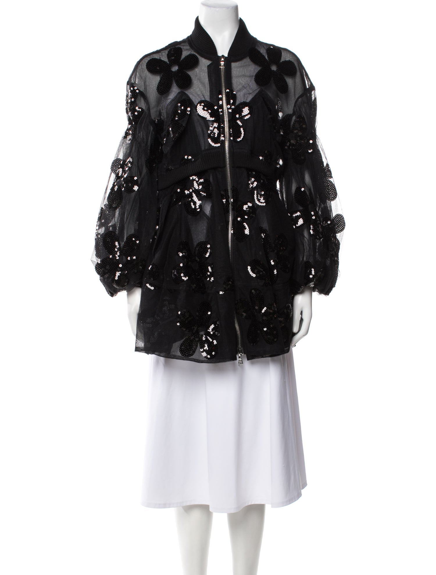 Simone Rocha Floral Print Evening Jacket