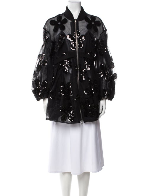 Simone Rocha Floral Print Evening Jacket
