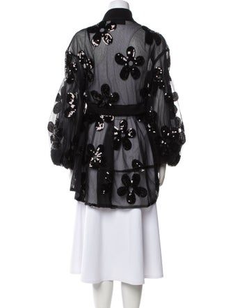 Simone Rocha Floral Print Evening Jacket