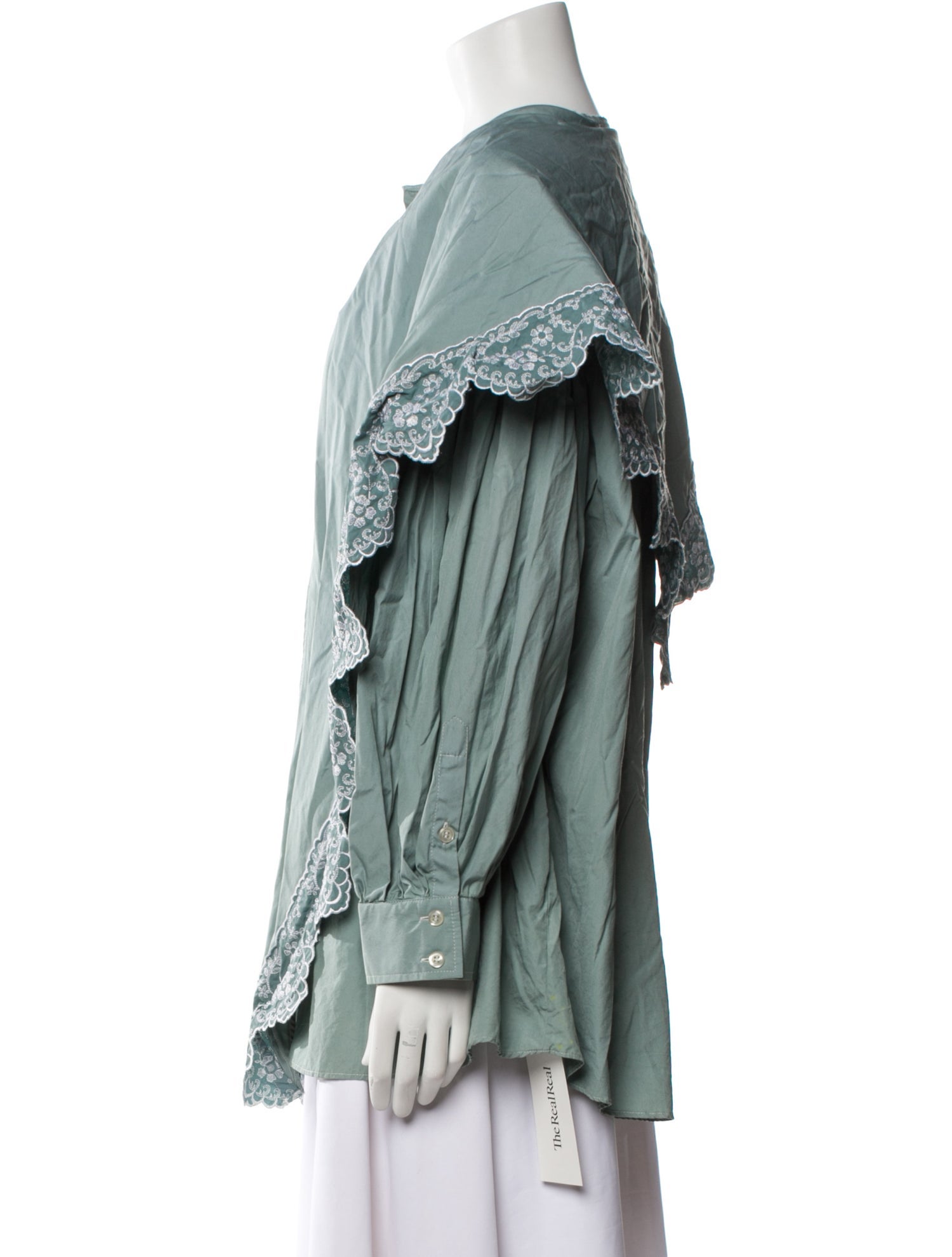 Simone Rocha Striped Crew Neck Blouse