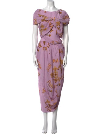 Simone Rocha Silk Long Dress