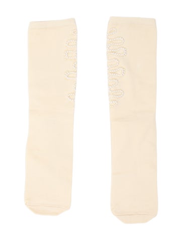 Simone Rocha Hosiery Women's Beaded Socks One Size