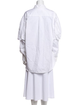 Simone Rocha Long Sleeve Button-Up Top