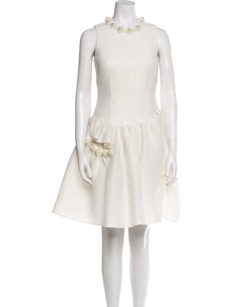 Simone Rocha Crew Neck Mini Dress