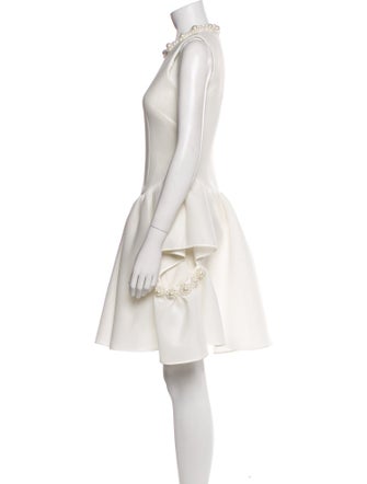 Simone Rocha Crew Neck Mini Dress