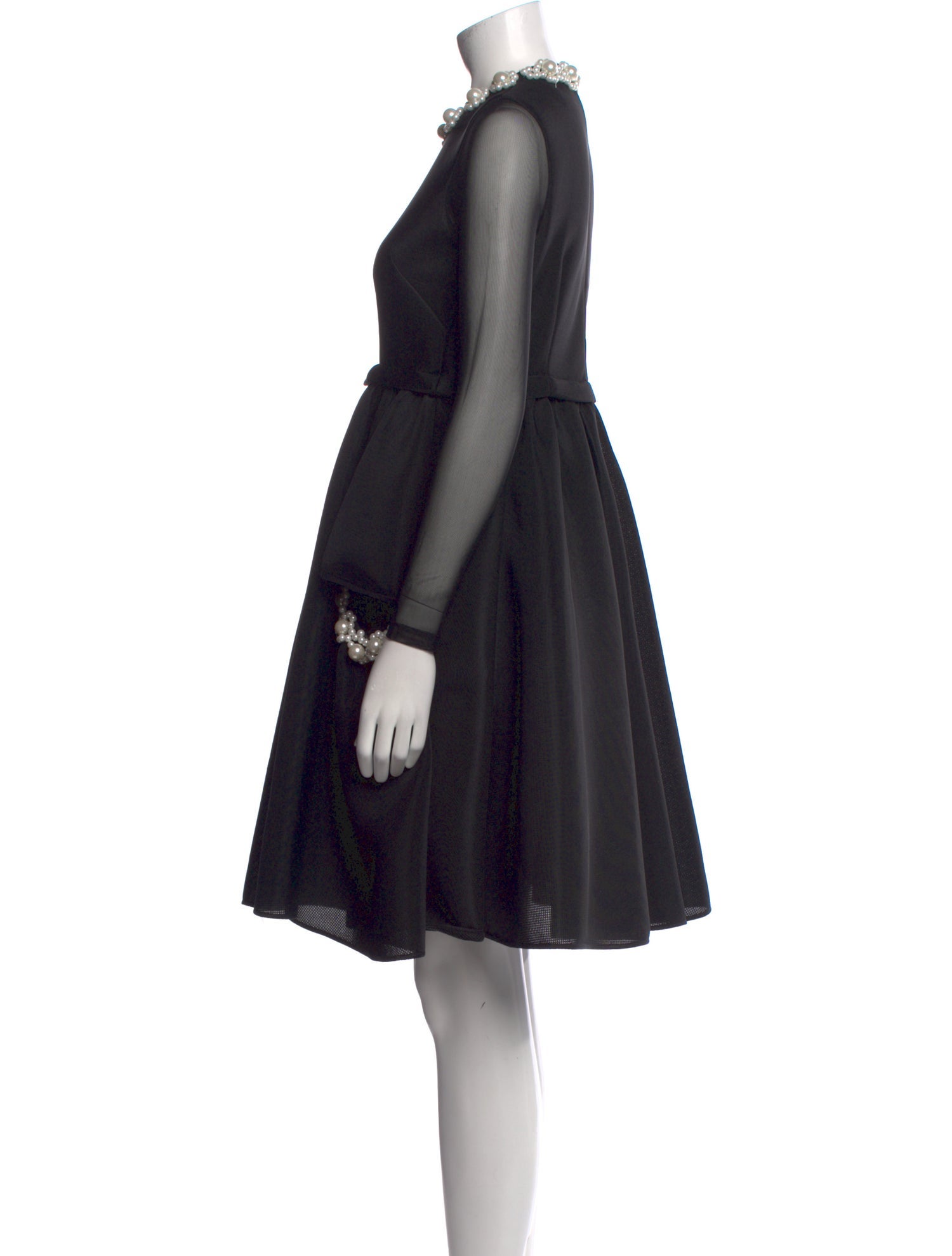 Simone Rocha Crew Neck Knee-Length Dress