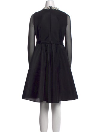 Simone Rocha Crew Neck Knee-Length Dress