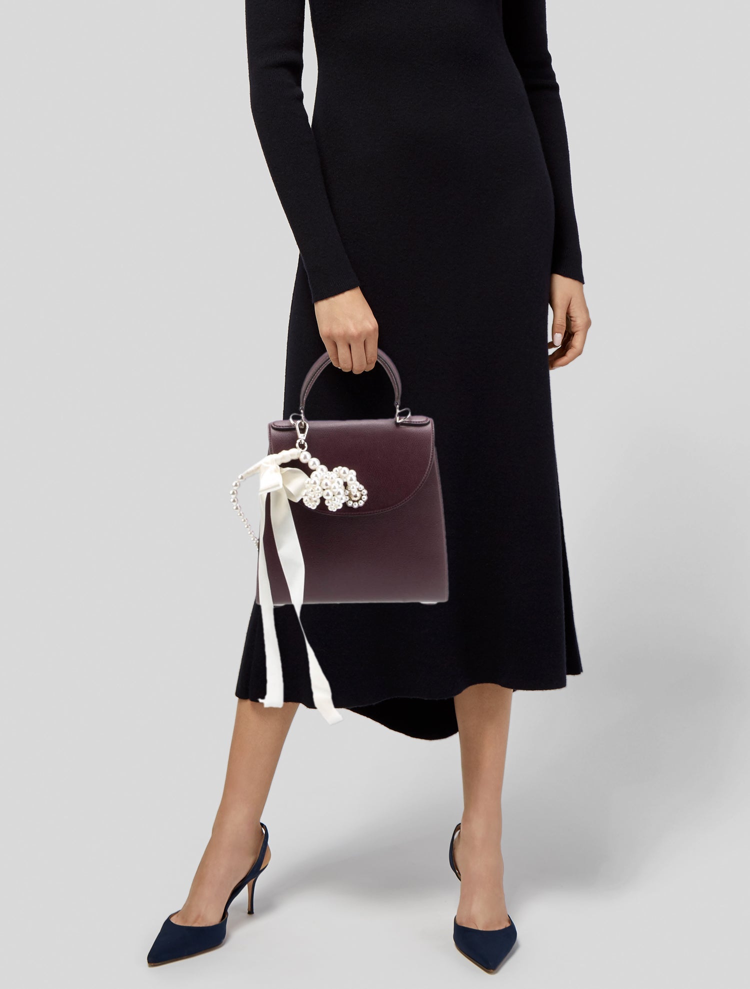 Simone Rocha Leather Top Handle Bag