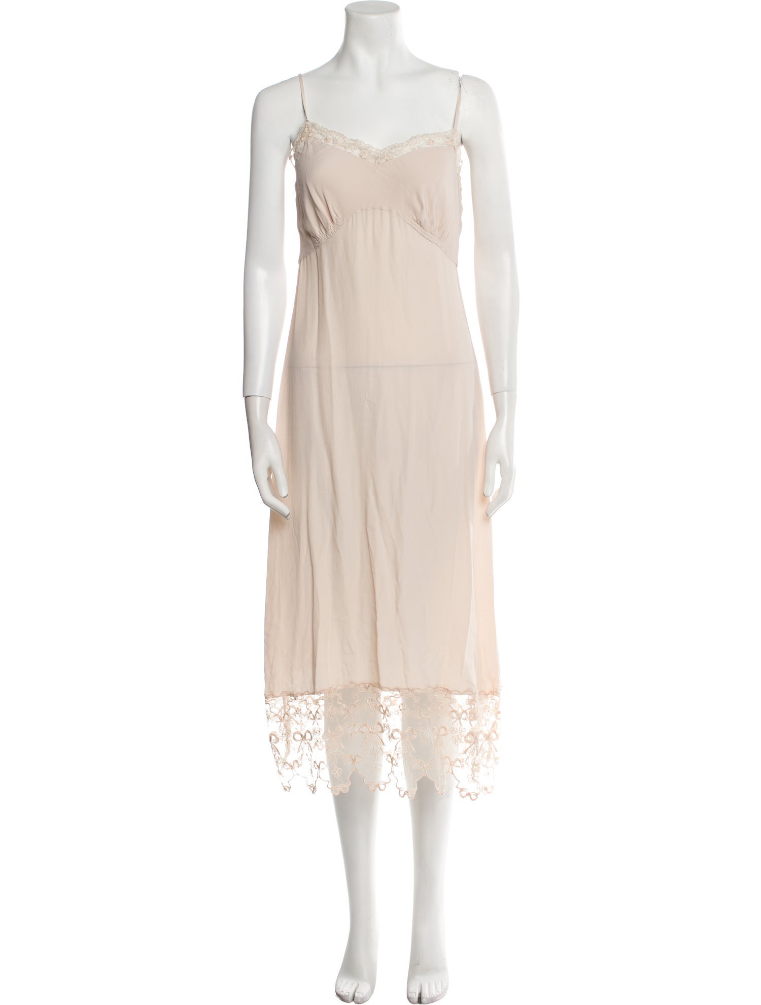 Simone Rocha Square Neckline Long Dress