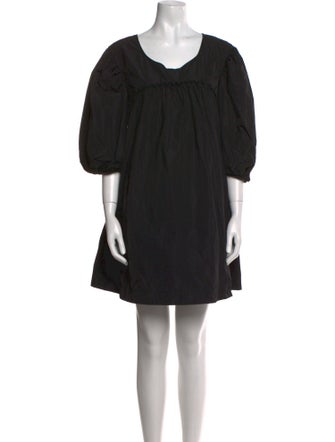Simone Rocha Scoop Neck Mini Dress