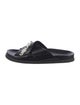 Simone Rocha Leather Studded Accents Slides