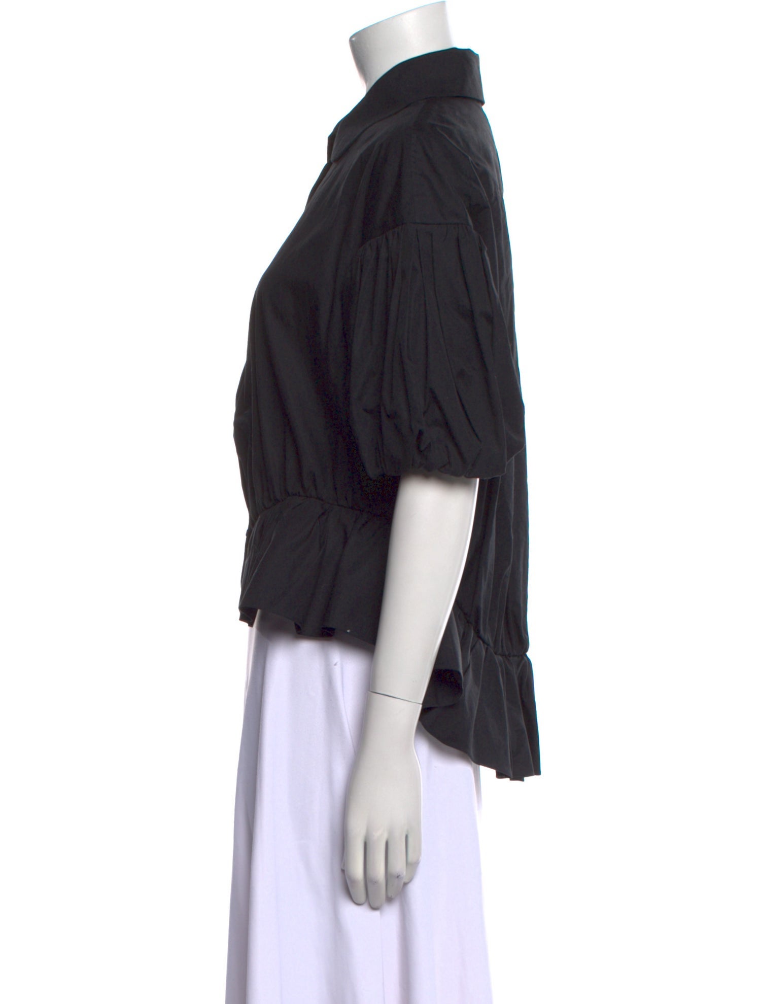 Simone Rocha Short Sleeve Button-Up Top