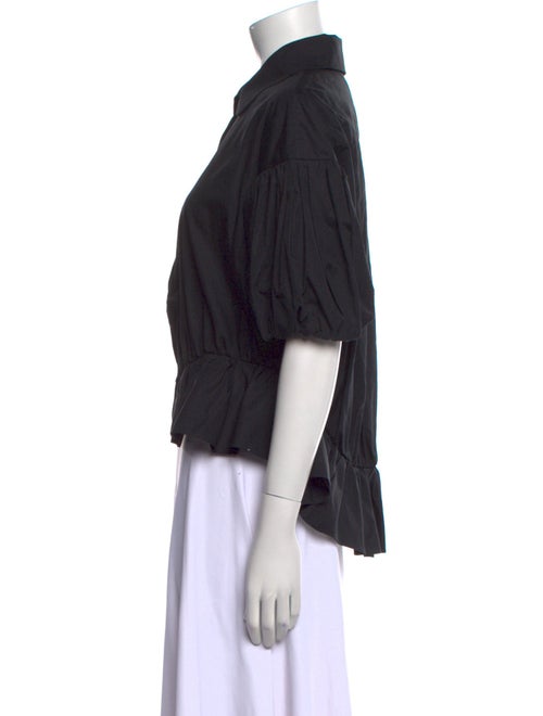 Simone Rocha Short Sleeve Button-Up Top