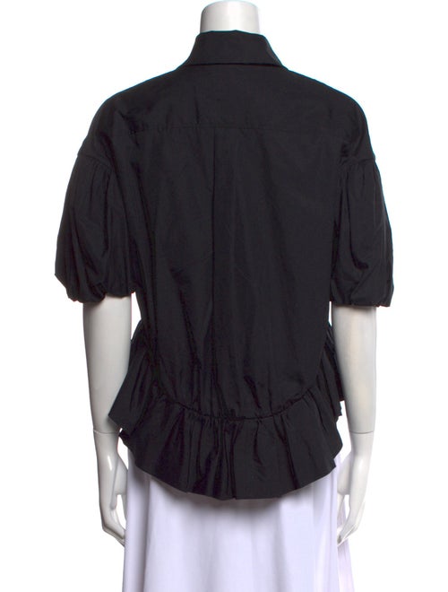 Simone Rocha Short Sleeve Button-Up Top