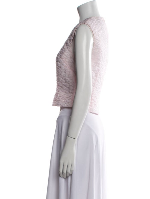 Simone Rocha Crew Neck Sleeveless Crop Top