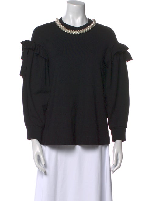 Simone Rocha Crew Neck Three-Quarter Sleeve Sweatshirt