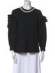 Simone Rocha Crew Neck Three-Quarter Sleeve Sweatshirt