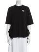 Simone Rocha Crew Neck Three-Quarter Sleeve T-Shirt